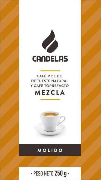 Кофе молотый Candelas Mezcla 250 г - Фото 1 Кофе молотый Candelas Mezcla 250 г - изображение 1