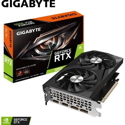 Видеокарта GIGABYTE GeForce RTX3050 8Gb WINDFORCE OC V2 (GV-N3050WF2OCV2-8GD) - зображення 8