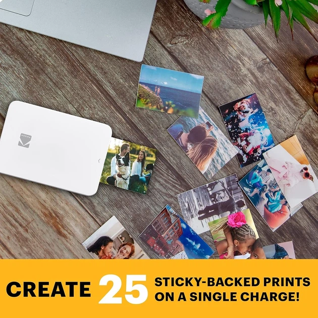 Беспроводной фотопринтер Kodak STEP Slim White Б/В - изображение 5