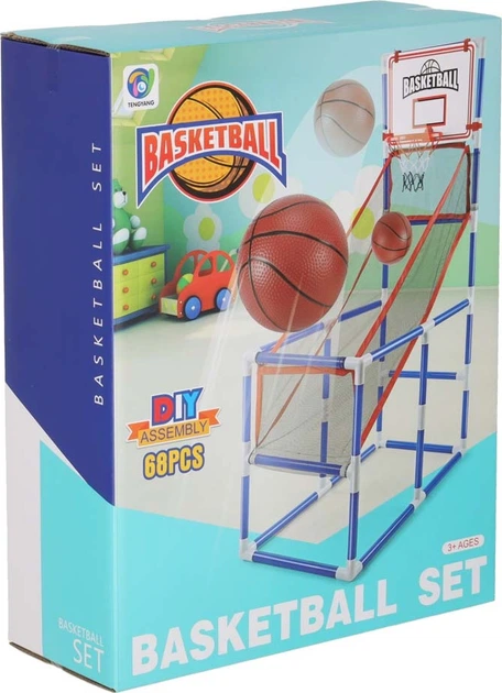 Набір для гри в баскетбол  KIK переносний 2 м'ячі і насос KX3002 (5903039768239) - зображення 9