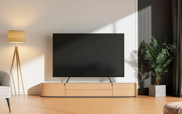 Uchwyt do telewizora Neomounts TV Desk Mount dla DS45 ekranów 23"- 75" (DS45-430BL19) - obraz 6