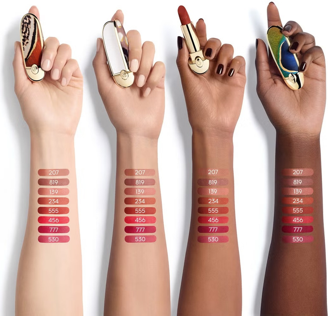 Змінний блок Помада для губ Guerlain Rouge G Velvet 207 Le Beige Blush 3.5 г (3346470442986) - зображення 4