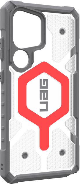 Etui UAG Pathfinder Clear with Magnet Bundle Active dla Samsung Galaxy S25 Ultra Grey/Red (AW82-0DE) - obraz 10
