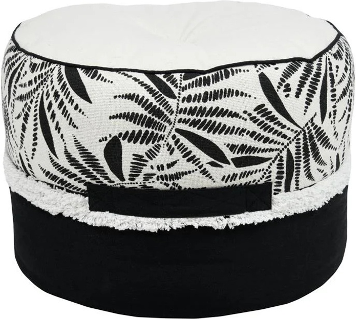 Бавовняний пуф Stof Ziana Білий (3665269346831) - зображення 1