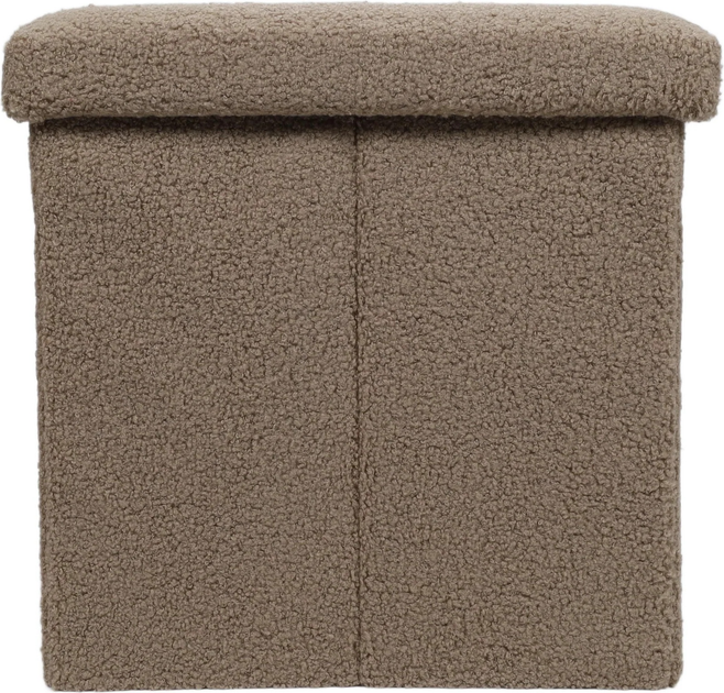 Pufa Storage solutions Bini ze schowkiem Jasnobrązowa (5902973458725) - obraz 3