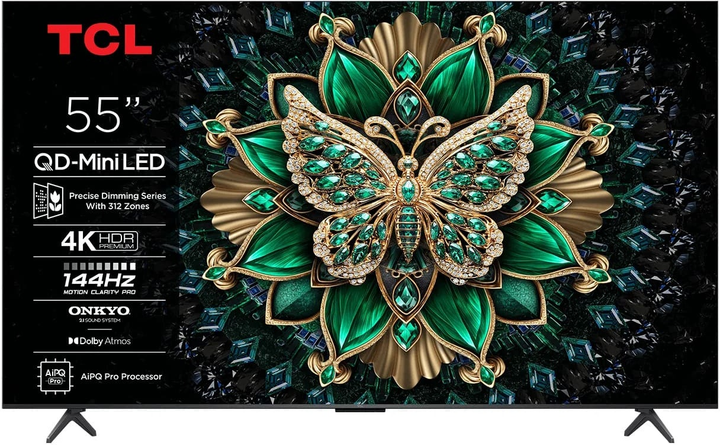 Telewizor TCL 55" QLED 55C69K (5901292527266) - obraz 1