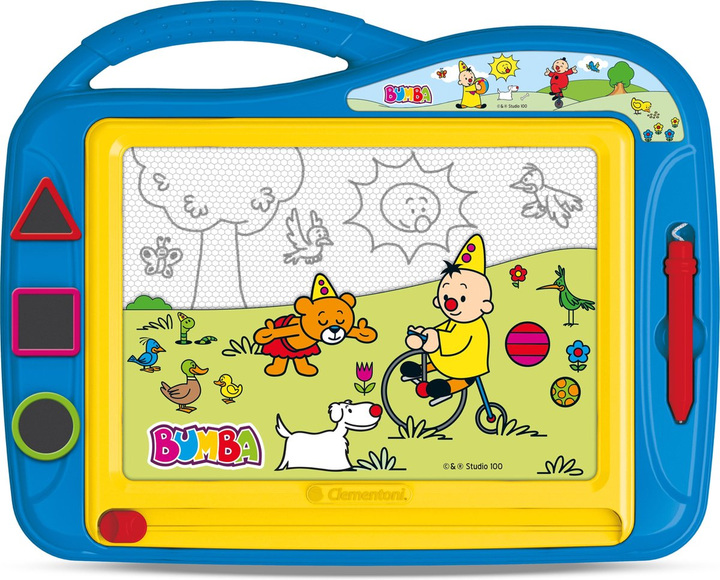 Magnetyczna tablica do rysowania Clementoni Magic Drawing Board Bumba (8005125668519) - obraz 1