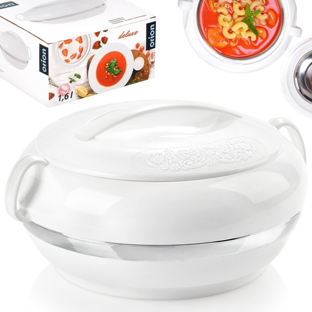 Термос для їжі Orion Deluxe Білий 1.6 л (8592381016302) - зображення 5