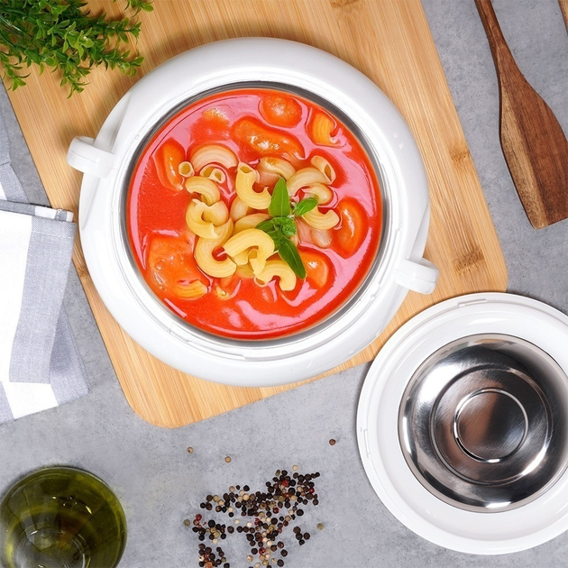 Термос для їжі Orion Deluxe Білий 1.6 л (8592381016302) - зображення 4