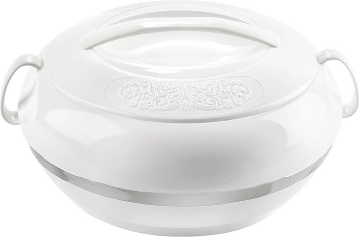 Термос для їжі Orion Deluxe Сіро-білий 2.3 л (8592381016319) - зображення 1