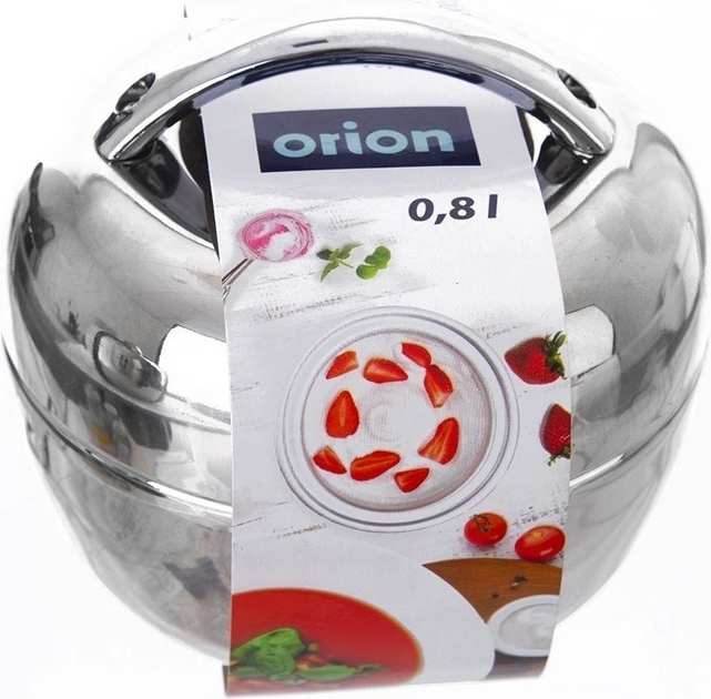 Термос для їжі Orion Apple сталевий Сріблястий 800 мл (8592381116699) - зображення 2