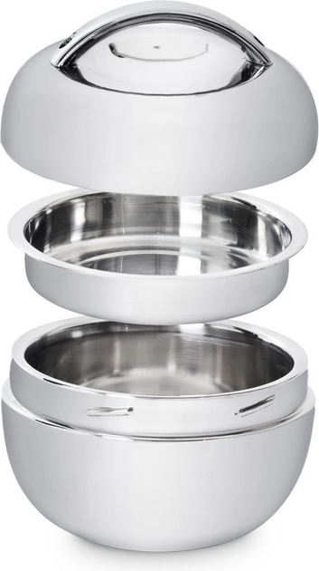 Термос для їжі Orion Apple сталевий Сріблястий 2 л (8592381116729) - зображення 5