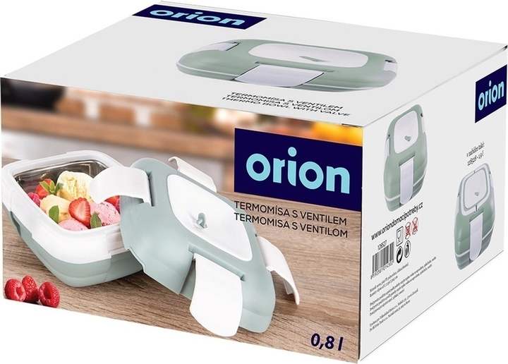 Термос для їжі Orion Termo сталевий Зелений 800 мл (8592381214302) - зображення 8