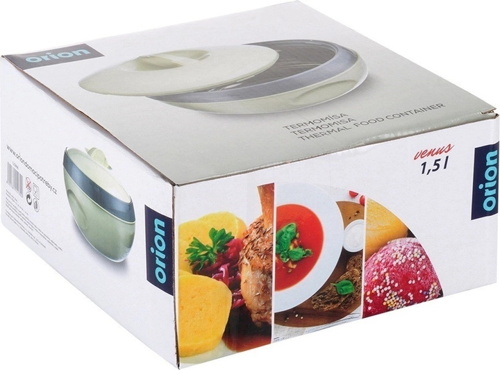 Термос для їжі Orion Venus сталевий Зелений 1.5 л (8592381151300) - зображення 5