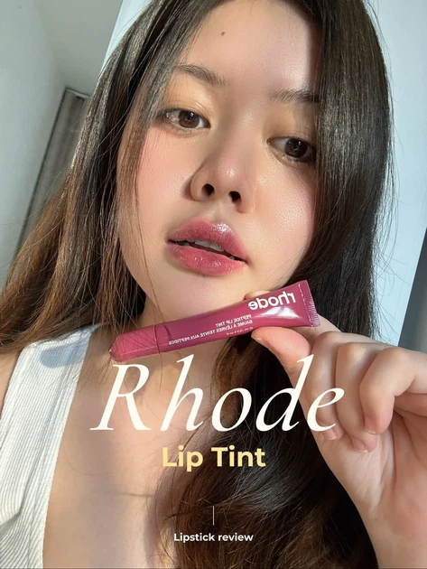 Блеск-тинт для губ с пептидами для губ Rhode Peptide Lip Tint Raspberry Jelly 10 мл - изображение 6