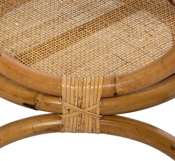 Бічний столик для дивана Atmosphera Farah з ротанга 60 см (3560238706923) - зображення 2