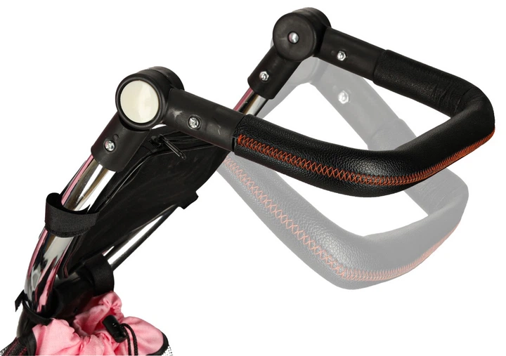 Rowerek trójkołowy Trike Fix V3 Spacerówka 3w1 Obracany 360° Różowy (5903039765870) - obraz 10