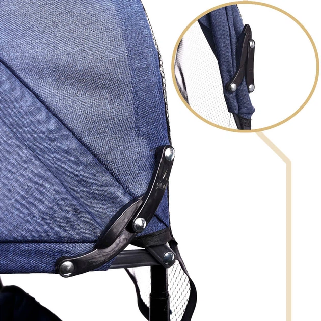 Rowerek trójkołowy Trike Fix Lite Spacerówka 3w1 Obracany 360° Granatowy (5903039718241) - obraz 9