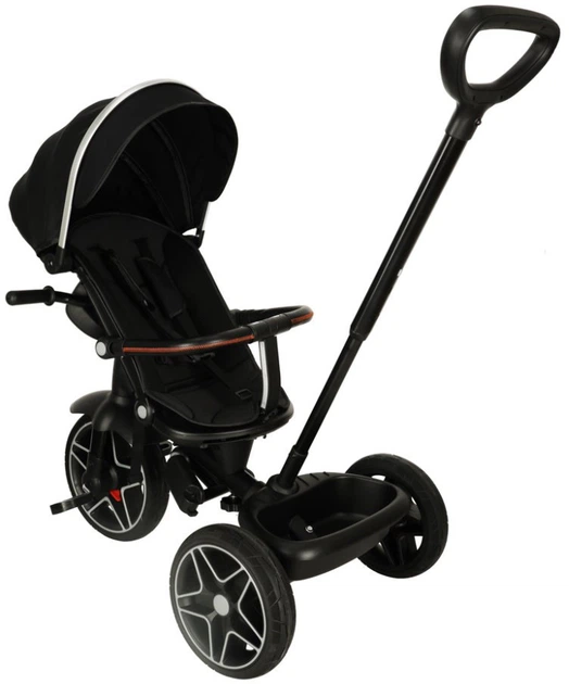 Rowerek trójkołowy Trike Fix Elite 2w1 Spacerówka 6w1 Czarny (5903039749832) - obraz 3