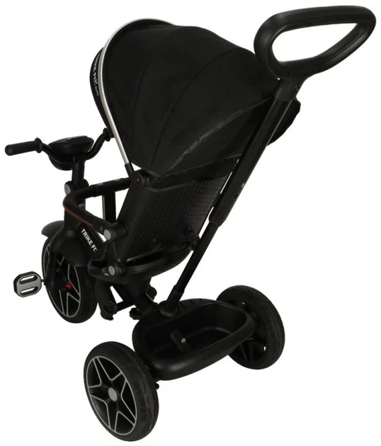 Rowerek trójkołowy Trike Fix Elite 2w1 Spacerówka 6w1 Czarny (5903039749832) - obraz 4