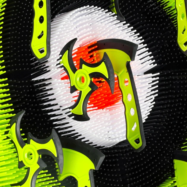 Zestaw tarcza dart silikonowa AJ Sportz XXL z rzutkami i toporkiem (5903039750425) - obraz 7