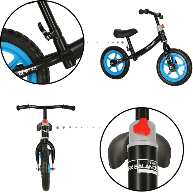 Біговел Trike Fix Balance Надлегкий Чорний (5903039740495) - зображення 5