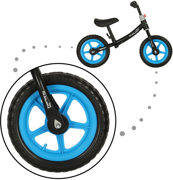 Біговел Trike Fix Balance Надлегкий Чорний (5903039740495) - зображення 6