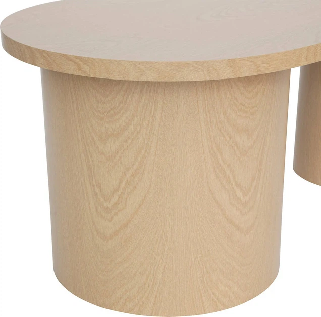 Набір журнальних столиків Atmosphera Soleya в органічній формі 2 шт. (3560232762079) - зображення 6