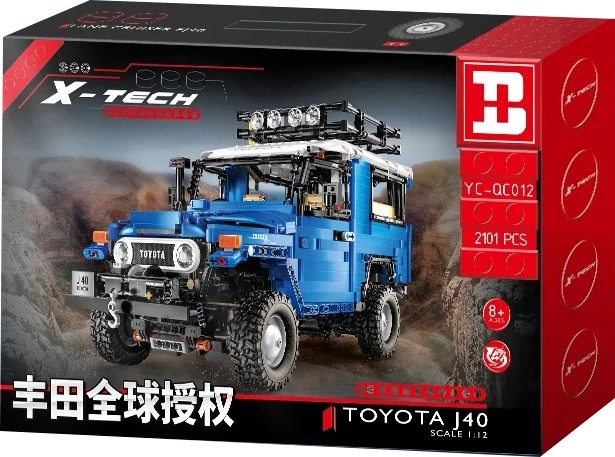 Klocki konstrukcyjne Pojazd terenowy niebieski 2087 elementów ZKL.YC-QC012 (5903864980028) - obraz 1