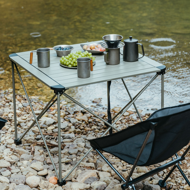 Składany stół Naturehike L Aluminium Szary CNK2450JJ013 (6976507663243) - obraz 6