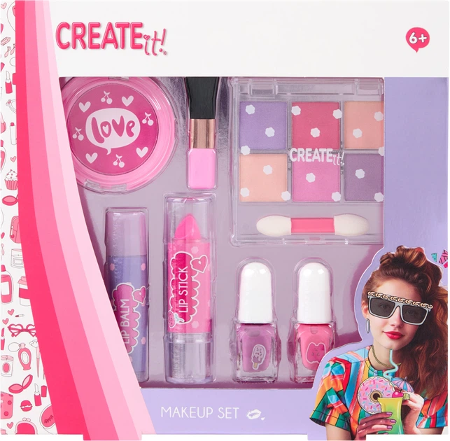 Набір дитячої косметики Create it! Рожевий TOYS884502 (8719668029651) - зображення 1