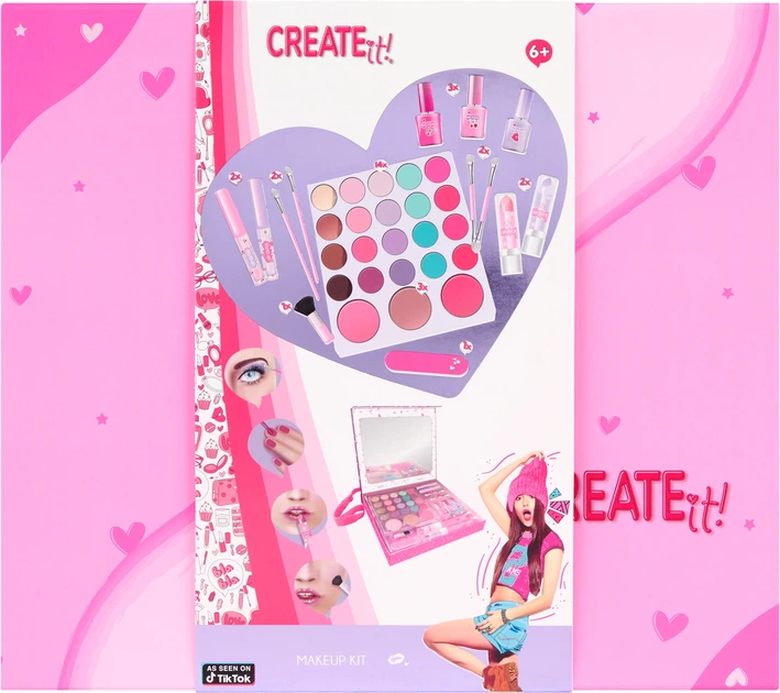 Zestaw dziecięcych kosmetyków Create it! Beauty case TOYS884516 (8719668030152) - obraz 1