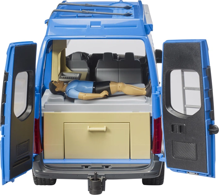 Набір іграшковий Bruder Кемпер MB Sprinter з фігуркою та аксесуарами 1:16 02684 (4001702026844) - зображення 3