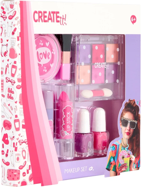 Набір дитячої косметики Create it! Рожевий TOYS884502 (8719668029651) - зображення 2