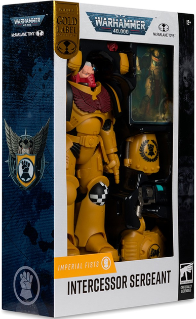Фігурка McFarlane WARHAMMER 40K Intercessor Sergeant - Imperial Fist - Gold Label 7in 10954mcf (787926109542) - зображення 5