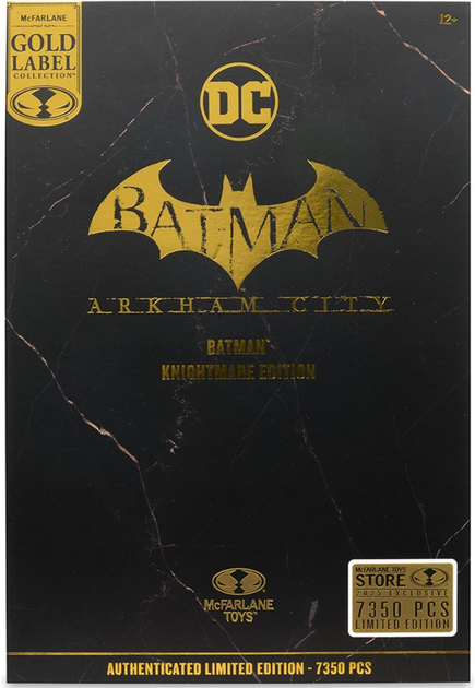 Фігурка McFarlane DC COMICS Batman Arkham City - Knightmare Edition - Gold Label 17239mcf (787926172393) - зображення 5