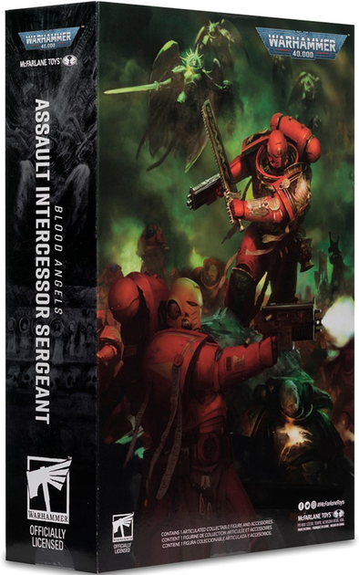 Фігурка McFarlane WARHAMMER 40K Assault Intercessor Sergeant - Blood Angel - 7in 10948mcf (787926109481) - зображення 6