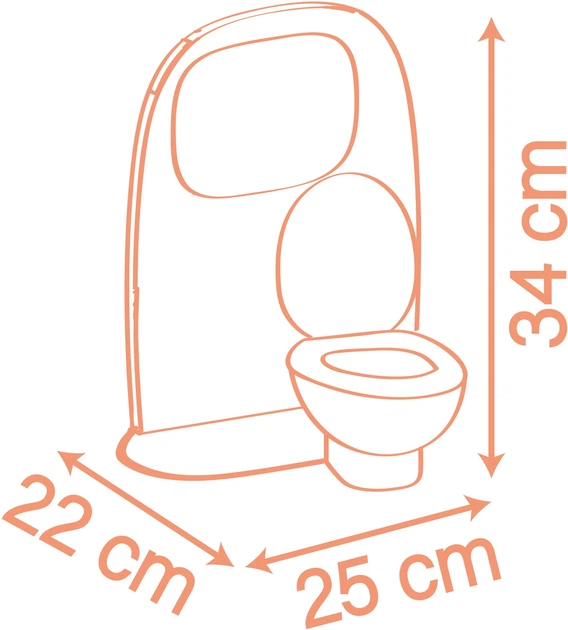 Ігровий набір Smoby Baby Nurse Ванна кімната з аксесуарами 7600220500 (3032162205006) - зображення 2