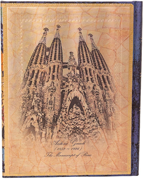 Записник Paperblanks Антоніо Гауді – Манускрипти 18х23 см 144 сторінки в лінію PB9778-5 (9781439797785) - зображення 2
