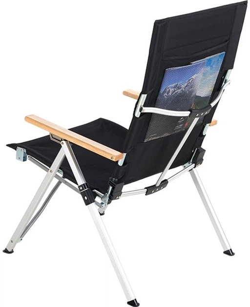 Składane krzesło Naturehike aluminium Czarne NH17T003-Y (6927595724934) - obraz 2
