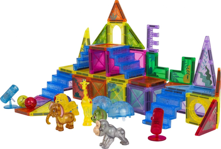 Набір магнітних кубиків 3d Zoo 64 елементи ZKL.HD127A-1 (5903864973754) - зображення 4