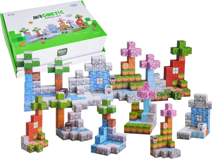 Конструктор магнітний 384 елементи ZKL.CH1370 (5903864973914) - зображення 2