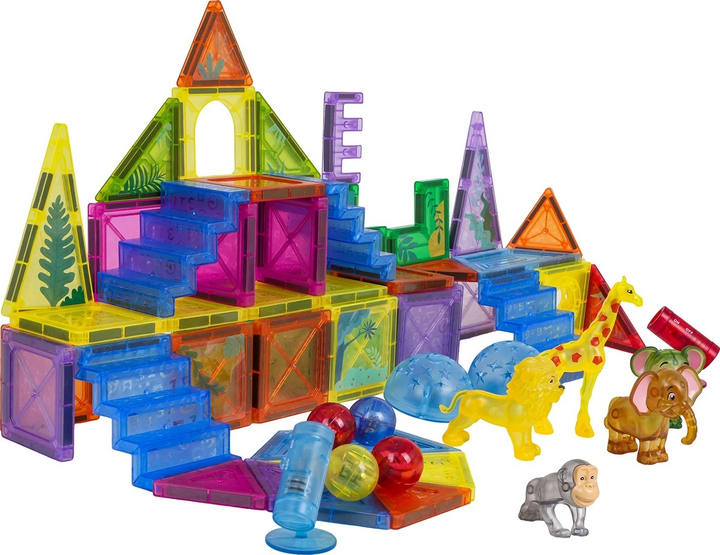 Набір магнітних кубиків 3d Zoo 64 елементи ZKL.HD127A-1 (5903864973754) - зображення 5