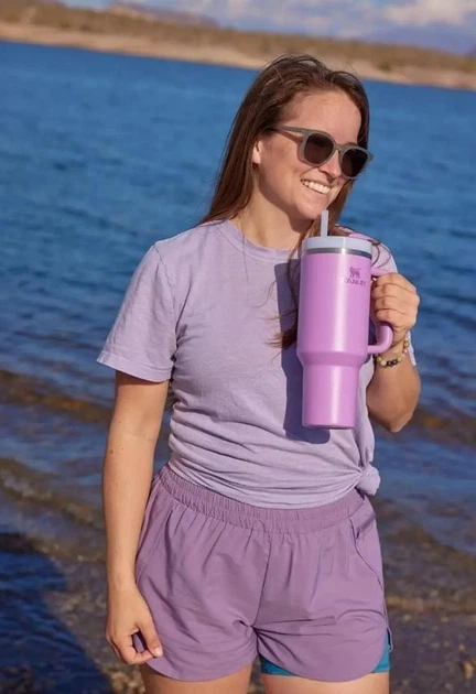 Термокружка Stanley Quencher H2.0 Tumbler Фиолетовый, 1.182л - изображение 7