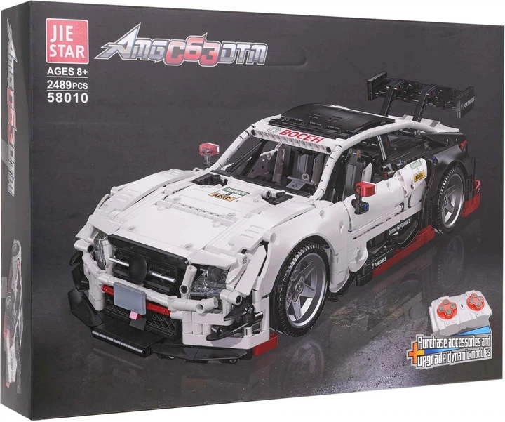Klocki konstrukcyjne Autko sportowe białe 2489 elementów ZKL.FF58010 (5903864982107) - obraz 1
