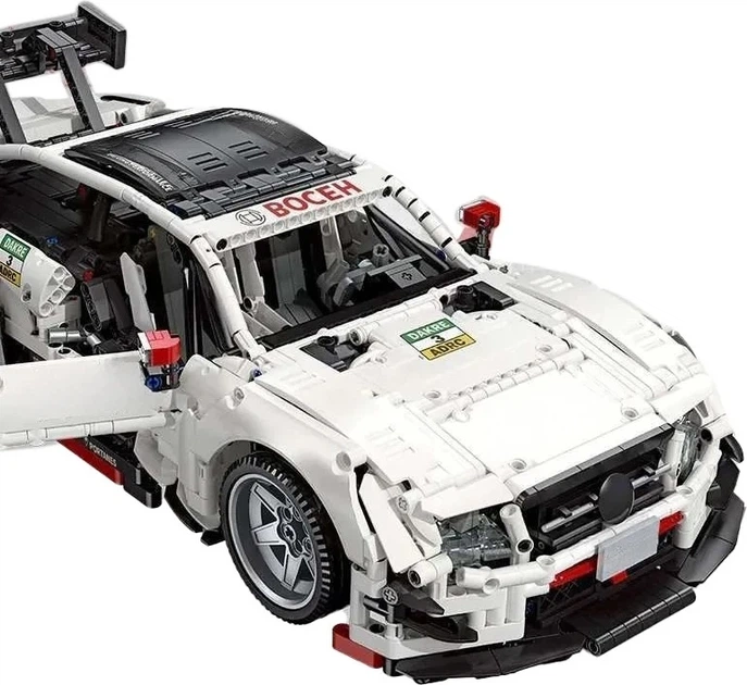 Klocki konstrukcyjne Autko sportowe białe 2489 elementów ZKL.FF58010 (5903864982107) - obraz 4