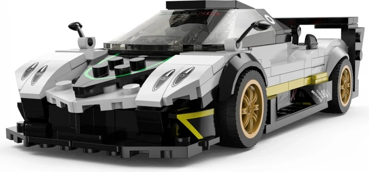 Набір кубиків Rastar Pagani Zonda R білий 387 елементів ZKL.93900.BIA (5903864986969) - зображення 8