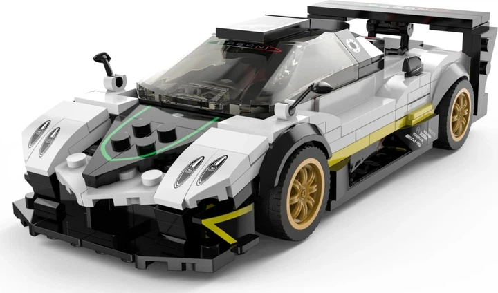 Набір кубиків Rastar Pagani Zonda R білий 387 елементів ZKL.93900.BIA (5903864986969) - зображення 10