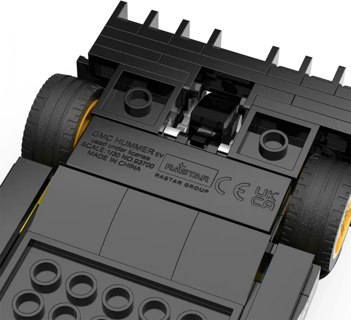 Набір кубиків Rastar Pagani Zonda R білий 387 елементів ZKL.93900.BIA (5903864986969) - зображення 13
