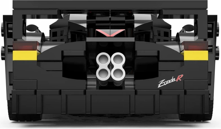 Набір кубиків Rastar Pagani Zonda R чорний 387 елементів ZKL.93900.CZ (6930751323018) - зображення 10
